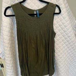 Olive Green long tank